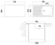 ����� ������� Ukinox Classic 760�435 ������� ����. ����� 0,6��, ���� 1 1/2, CLM 760.435 --W6K 1R