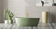 Ванна отдельностоящая Salini Alda S-Stone 101922MF  1700х800х595 иск.камень, RAL 9011 матовый