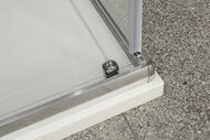 Душевой уголок BelBagno Uno (1200х800х1850) UNO-AH-1-120/80-C-Cr прямоугольный, стекло прозрачн/хр