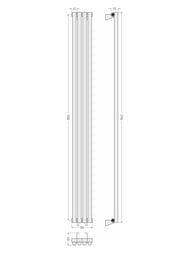 ������� �����-1 ������ �������� 1800�180 (4 ����) �����, ������. ����., 1/2", 12-0301-1804