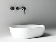 Раковина накладная Ceramicanova Element 480х350х130 овальная, без перелива, цвет: белый CN5010