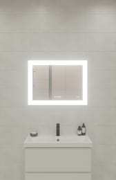 Зеркало Cersanit LED 060 design pro 800х600 подсветка, часы, антизапотевание KN-LU-LED060*80-p-Os — изображение 5