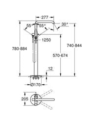 ��������� Grohe Essence 23491GL1 ��� �����, ���������, ������������, �������� �������