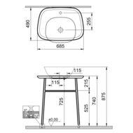 ������� ��� ���������� Vitra Plural (700�530) ����������, � �������, ����� ������� 62566