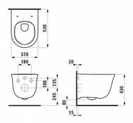 !  Laufen NEW CLASSIC 820851 (530x370x350)  