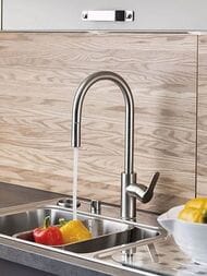 Смеситель для кухни Vitra Maestro однорычажный с выдвижным изливом высотой 189мм, хром A42145EXP