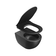 Сиденье для унитаза RAVAK UNI CHROME Flat микролифт, черное