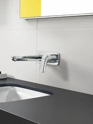 Смеситель Hansgrohe Logis 71220000 для умывальника встраиваемый, однозахватный, излив 195мм, хром — изображение 2