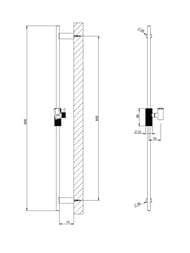 ������ ��� ���� Gessi Inverso Rigato 900 ��, ���� 63585.031