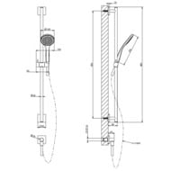 ������� �������� Gessi Rilievo 59242.149 ������ 800 ��, ��������� �����������, �����, �����, ������