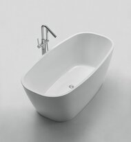 Ванна акриловая BelBagno BB72-1700-W0 1700х780х600 отдельностоящая, без перелива, д/к, цвет: белый