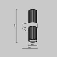 ��������� ���������� Maytoni Dynamics (��������) MOD326WL-02MG, IP20, GU10�2, ������