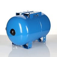 Расширительный бак для ГВС и ХВС Valtec 24л, 3/4", горизонтальный, синий VT.AO.B.060024
