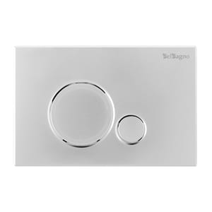 Клавиша смыва для инсталляции BelBagno Sfera BB015-SR-CHROME двойной смыв, пластик, хром глянцевый