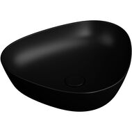 Раковина Vitra Plural (470х400х130) накладная,антибактериальное покрытие, черный мат. 7812B483-0016