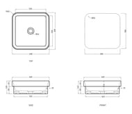 �������� Cielo ENJOY EJLASIQ 400�400�140 ����������������, ��� ��������, ��� ���. ��� ������., Brina
