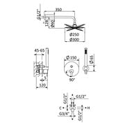 ������� ������� Cezares LEAF-DSIP-30-L-SR �������., � ������� � ������ �����, d300 ��, ������