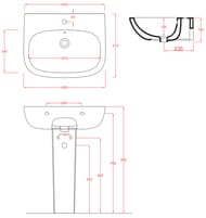 �������� ��������� ArtCeram Ten 650�510�195 ����� TEL001 01; 00