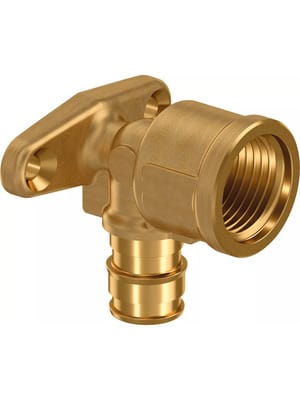 Водорозетка Uponor SMART AQUA Q&E с фланцем 16-1/2