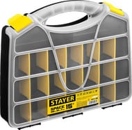 Ящик-органайзер STAYER SPACE-15 (380х310х60) пластиковый, арт.38038-15_z01