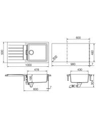 ����� SCHOCK Signus D-100L (1000�500) Cristadur, ����: �������   700057