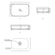 �������� ��������� Cielo Shui Comfort 600�400�125 ��� ��������, ��� ���. ��� ���������, ����: Lino