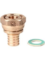 Соединитель РЕХАУ 16х1/2"В RX+, с накидной гайкой, бронза, арт.14563353001