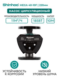   SHINHOO MEGA 40-10F 1x230, DN 40, , 71121006