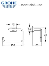    Grohe Essentials Cube ,  , :  40507001