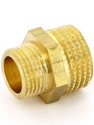Ниппель переходной Tiemme 1/2"Нх3/8"Н латунь, 1500074(1552G000403)