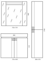 ������!����� 80 (Edelform) ����� ��� ���������� ��������� (770�450�495) ����: ������������-�������