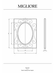 ������� Migliore 30628 (950�730�40��) �������������, �������, ��� ���������, ����: �������