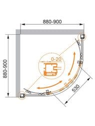 ������� ������ CEZARES ANIMA (880-900�880-900�2000) W-R-2-90-C-Cr-IV Anticalc ������ �������./���