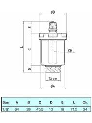 Tiemme   1/2" . 1980001   1900N0004