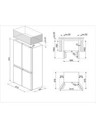   SMEG FQI60KD(1905910690) Side-by-Side, NoFrost,:  