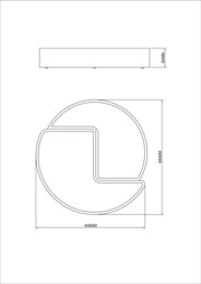 ���������� ���������� Freya Puzzle (����) FR6093CL-L48W, 80 Ra, 180/260 V, IP20,�����