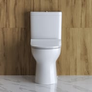 Унитаз-компакт BelBagno Steam 635х380х755 безобод.,с сиденьем,белый BB130T+BB130SC+BB130CPR