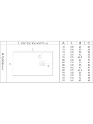 ������� ������ GOOD DOOR BAS Essentia 1400x800 �������� ������, ������, �������������, ��� ������