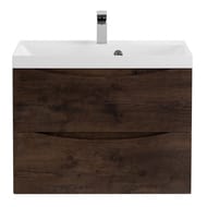 Тумба под раковину BelBagno MARINO (600х450х500) подвесная, Rovere Moro MARINO-600-2C-SO-RW-P