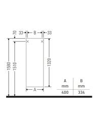 ���� ��������� Duravit Ketho.2(1320x400x240��), ����: ���� ������� K21319L91910000