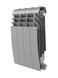 Радиатор биметаллический 4 секции ROYAL THERMO BiLiner B ВШГ 430х320х87, 536Вт, серебро, НС-1682248 — миниатюра 1