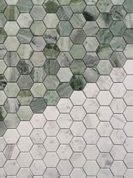 ������� �� ������������ ����� LeeDo Pietrine Hexagonal Dolomiti bianco POL hex 23�40 (292�289�7) ��