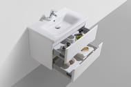 Умывальник мебельный BelBagno SOFT (800х467х165) керамика, белый 13080-KL