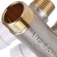 Коллектор распределительный STOUT 3/4", 2 отвода 1/2" SMB 6851 341202