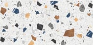 Керамогранитная плитка Staro Silk Terra White Matt (600х1200) тераццо, многоцветная (кв.м.)