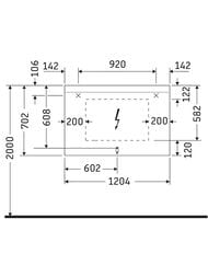 Зеркало Duravit Light and mirror 1200х700х35 с подсветкой и сенсорным выключателем LM784800000