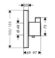 ������! ��������� Hansgrohe ShowerSelect Highfow 15760 ���������, ��� ���. �������, ����