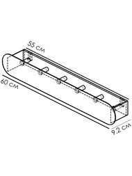����� FLOW Round Hook 600�92�90 ���������, � ��������, ����� Fl-ro-hook60-�