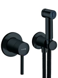 Набор KLUDI BOZZ смеситель, гигиенический душ, черный матовый 389983976