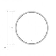 ������� Cezares (900�30) ���������,��������� ���������,��������� ������. CZR-SPC-ECO-900-LED-TCH